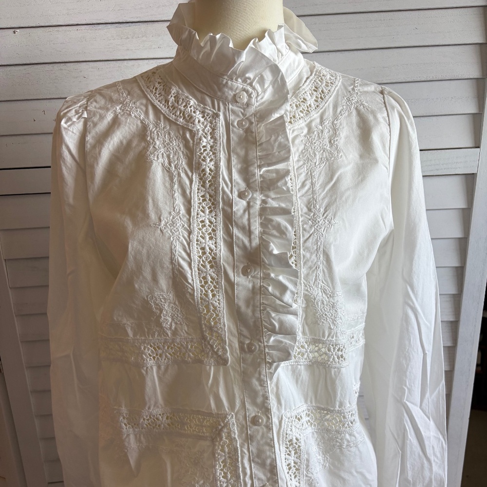 Sezane Ulysse Button Down Shirt White